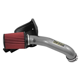 AEM Intakes® - Aluminum Gunmetal Gray Cold Air Intake System with Red Filter