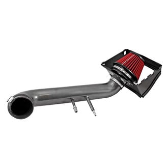AEM Intakes® - Aluminum Gunmetal Gray Cold Air Intake System with Red Filter