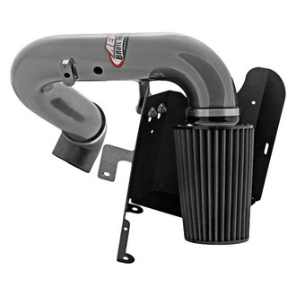 AEM Intakes® - Brute Force® Aluminum Gunmetal Gray Cold Air Intake System with Red Filter