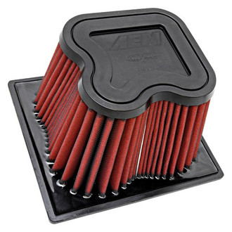AEM Intakes® - DryFlow® Unique Red Air Filter (11" L x 6.5" H)