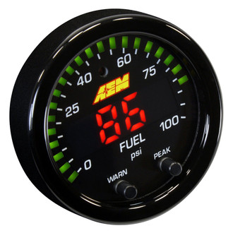 AEM Performance Electronics® - X-Series 2-1/16" Pressure Gauges, Black