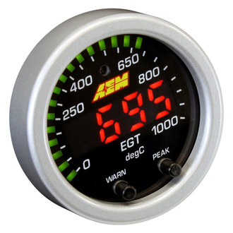 AEM Performance Electronics® 30-0305 - X-Series 2-1/16" EGT Gauge, Black, 1800 F/1000 C