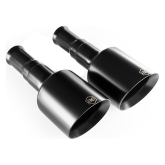 AERO Exhaust® - 304 SS Round Black Exhaust Tips