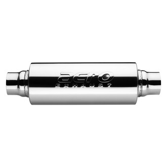 AERO Exhaust® - AR Series 304 Stainless Steel Round Performance Exhaust Resonator