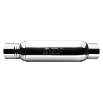 AERO Exhaust® - Turbine XL Series Round Performance Exhaust Muffler with Integrated Resonator