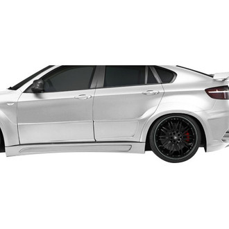 Aero Function® - AF-3 Style Fiberglass Wide Body Rear Door Caps (Unpainted)