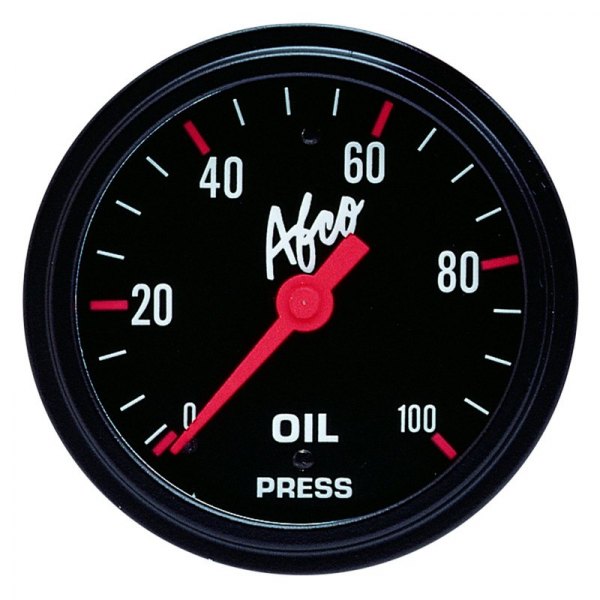 AFCO® - 2-5/8" Oil Pressure Gauge, 100 PSI