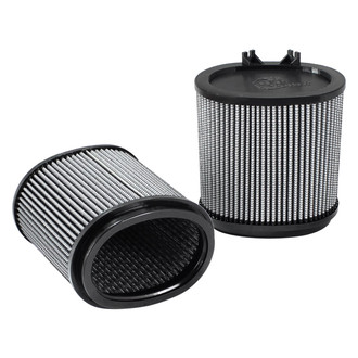 aFe® - Magnum Flow® Pro Dry S Oval Straight Gray Air Filters (Pair)