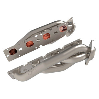 aFe® - Twisted Steel™ 304 SS Titanium Cerakote Ceramic Short Tube Exhaust Headers