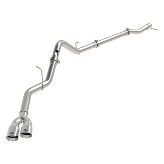 aFe® - Rebel XD Series™ 304 SS DPF-Back Exhaust System with Dual Side Exit