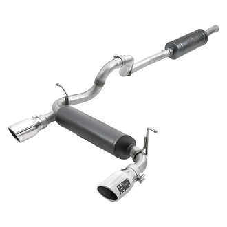 aFe® - Rebel Series™ 304 SS Cat-Back Exhaust System with Split Rear Exit