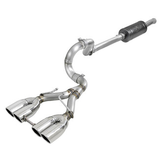 aFe® - Rebel Series™ 304 SS Cat-Back Exhaust System with Quad Rear Exit