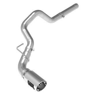 aFe® - Large Bore HD™ 409 SS DPF-Back Exhaust System with Single Side Exit
