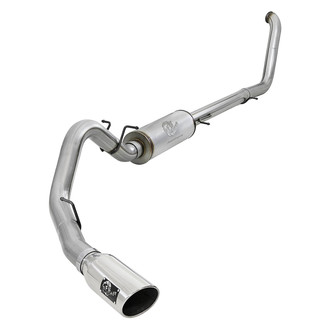 aFe® - Large Bore HD™ 409 SS Turbo-Back Exhaust System with Single Side Exit
