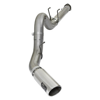 aFe® - Large Bore HD™ 409 SS DPF-Back Exhaust System with Single Side Exit