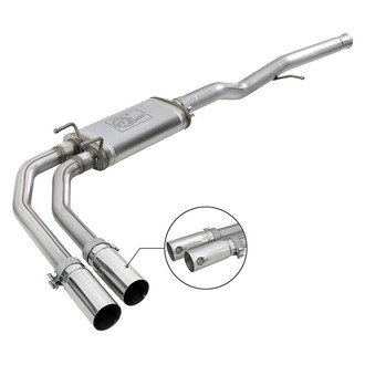 aFe® - Rebel Series™ 409 SS Cat-Back Exhaust System with Dual Side Exit