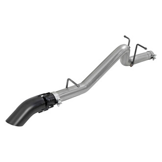 aFe® - Large Bore HD™ 409 SS Hi-Tuck DPF-Back Exhaust System with Single Side Exit