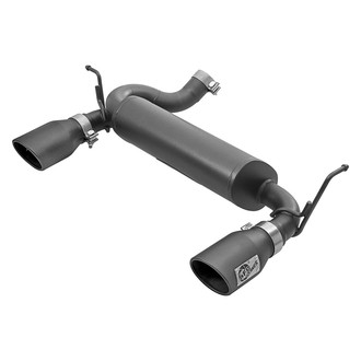 aFe® - Rebel Series™ 409 SS Axle-Back Exhaust System with Split Rear Exit