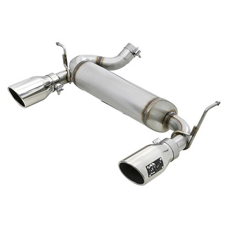 aFe® - Rebel Series™ 409 SS Axle-Back Exhaust System with Split Rear Exit