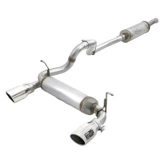 aFe® - Rebel Series™ 409 SS Cat-Back Exhaust System with Split Rear Exit
