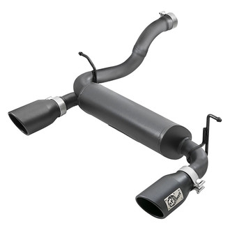 aFe® - Rebel Series™ 409 SS Axle-Back Exhaust System with Split Rear Exit