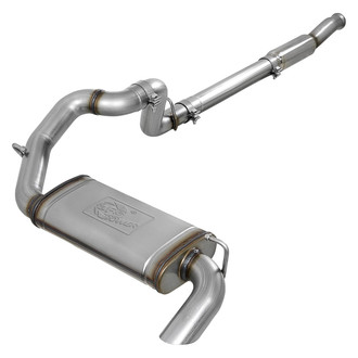 aFe® - Mach Force XP™ 409 SS Hi-Tuck Cat-Back Exhaust System with Single Rear Exit