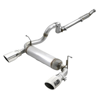 aFe® - Rebel Series™ 409 SS Cat-Back Exhaust System with Split Rear Exit