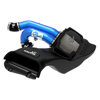 aFe® - Momentum® XP Aluminum Blue Cold Air Intake System with Pro Dry S Gray Filter