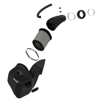 aFe® - Momentum® GT Plastic Black Cold Air Intake System with Pro Dry S Gray Filter