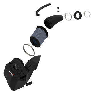 aFe® - Momentum® GT Plastic Black Cold Air Intake System with Pro 5R Blue Filter
