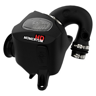 aFe® - Momentum® HD Aluminum Black Cold Air Intake System with Pro Dry S Gray Filter