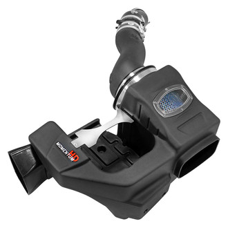 aFe® - Momentum® HD Aluminum Black Cold Air Intake System with Pro 10R Blue Filter