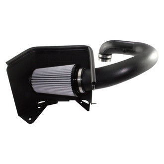 aFe® - Magnum Force® Stage 2 Aluminum Black Cold Air Intake System with Pro Dry S Gray Filter