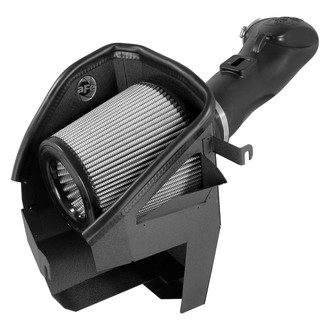 aFe® - Magnum Force® Stage 2 Aluminum Black Cold Air Intake System with Pro Dry S Gray Filter