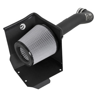aFe® - Magnum Force® Stage 2 Aluminum Wrinkle Black Cold Air Intake System with Pro Dry S Gray Filter