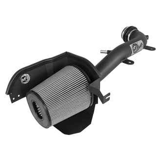 aFe® - Magnum Force® Stage 2 Aluminum Black Cold Air Intake System with Pro Dry S Gray Filter