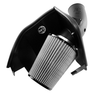 aFe® - Magnum Force® Stage 2 Aluminum Black Cold Air Intake System with Pro Dry S Gray Filter