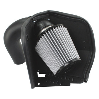 aFe® - Magnum Force® Stage 2 Aluminum Black Cold Air Intake System with Pro Dry S Gray Filter
