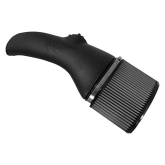 aFe® - Magnum Force® Stage 2 Aluminum Black Cold Air Intake System with Pro Dry S Gray Filter without Heat Shield