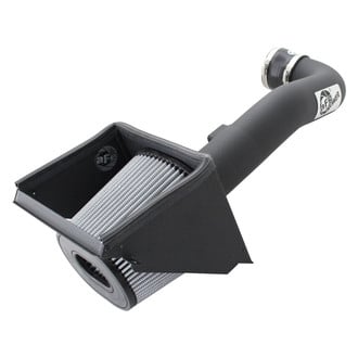 aFe® - Magnum Force® Stage 2 Aluminum Black Cold Air Intake System with Pro Dry S Gray Filter