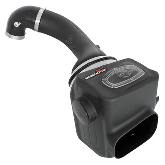 aFe® - Momentum® HD Aluminum Black Cold Air Intake System with Pro Dry S Gray Filter
