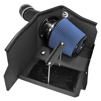 aFe® - Magnum Force® Stage 2 Aluminum Black Cold Air Intake System with Pro 5R Blue Filter