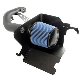 aFe® - Magnum Force® Stage 2 Aluminum Black Cold Air Intake System with Pro 5R Blue Filter