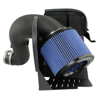 aFe® - Magnum Force® Stage 2 Aluminum Black Cold Air Intake System with Pro 5R Blue Filter