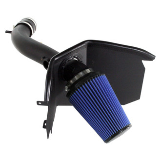 aFe® - Magnum Force® Stage 2 Aluminum Black Cold Air Intake System with Pro 5R Blue Filter