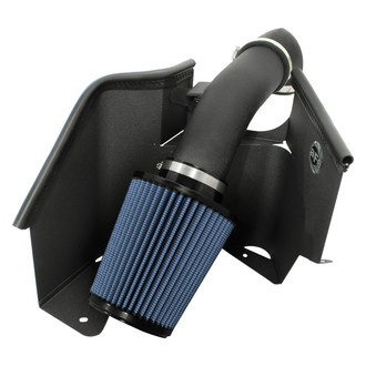 aFe® - Magnum Force® Stage 2 Aluminum Black Cold Air Intake System with Pro 5R Blue Filter