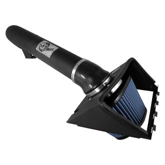 aFe® - Magnum Force® Stage 2 Aluminum Black Cold Air Intake System with Pro 5R Blue Filter