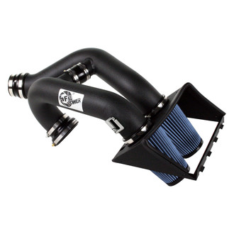 aFe® - Magnum Force® Stage 2 Aluminum Black Cold Air Intake System with Pro 5R Blue Filter