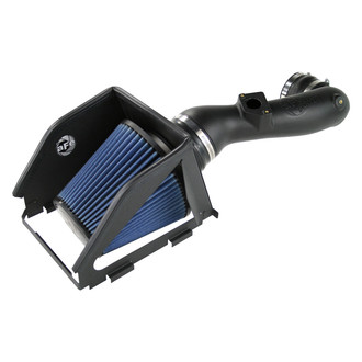 aFe® - Magnum Force® Stage 2 Aluminum Black Cold Air Intake System with Pro 5R Blue Filter