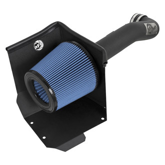 aFe® - Magnum Force® Stage 2 Aluminum Wrinkle Black Cold Air Intake System with Pro 5R Blue Filter